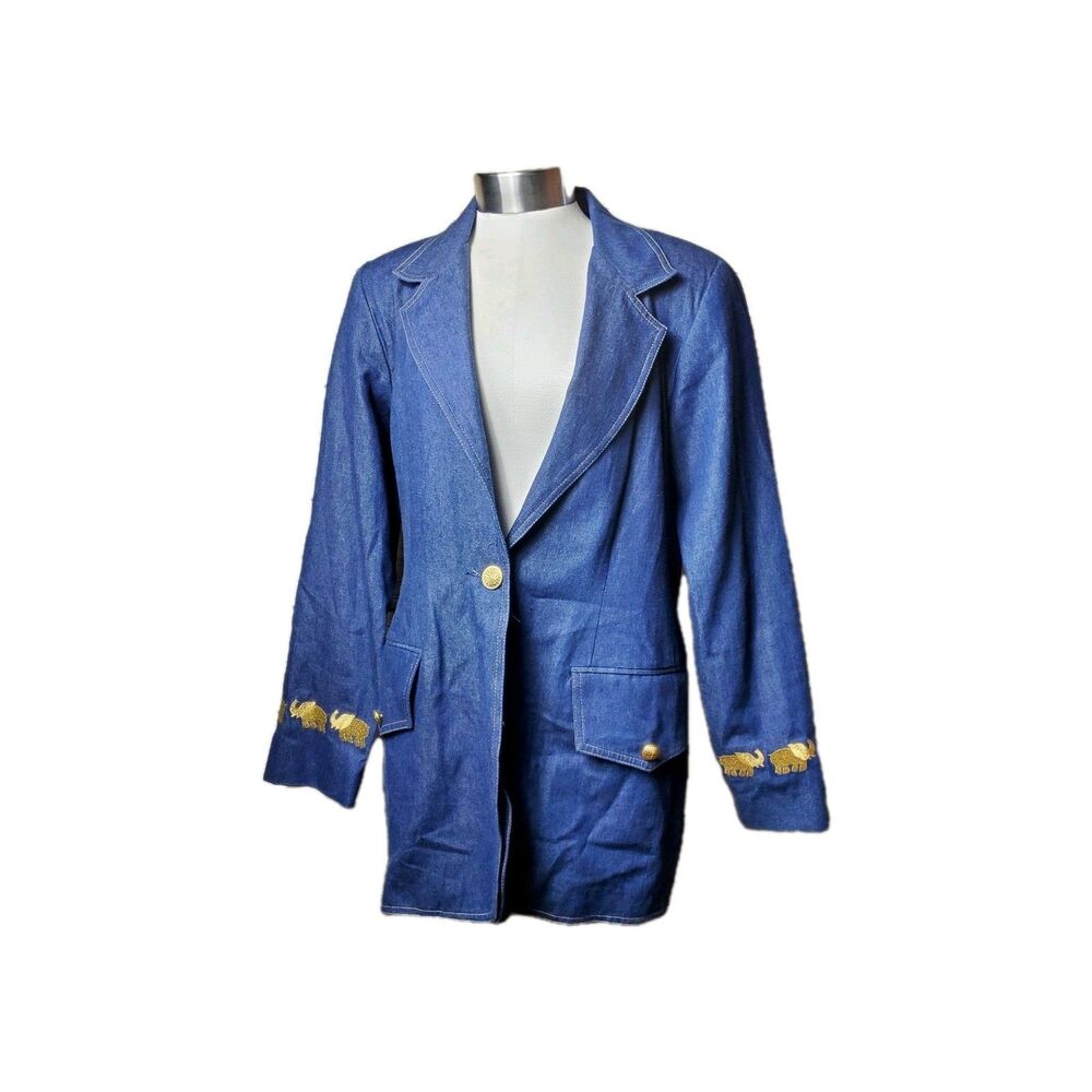 Vintage California Style Denim Blazer Size 4